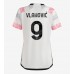 Billige Juventus Dusan Vlahovic #9 Bortetrøye Dame 2023-24 Kortermet